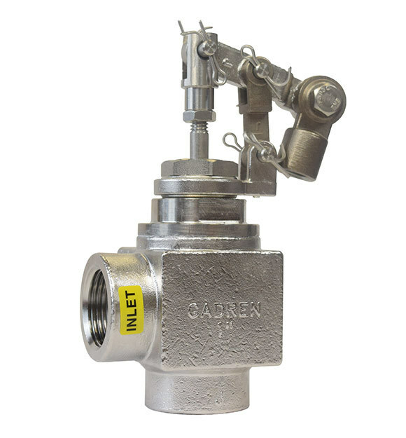STAINLESS STEEL FLOAT LEVEL CONTROL VALVE 1/2" NPT SHUT OFF ASSEMBLY